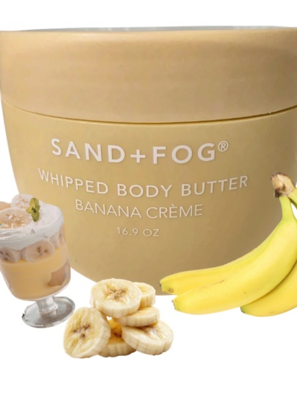 NEW NWT SAND+FOG body butter full size 16.9 oz